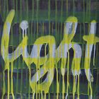 Light Serie Typo No.07//70x100cm//Acryl auf Papier